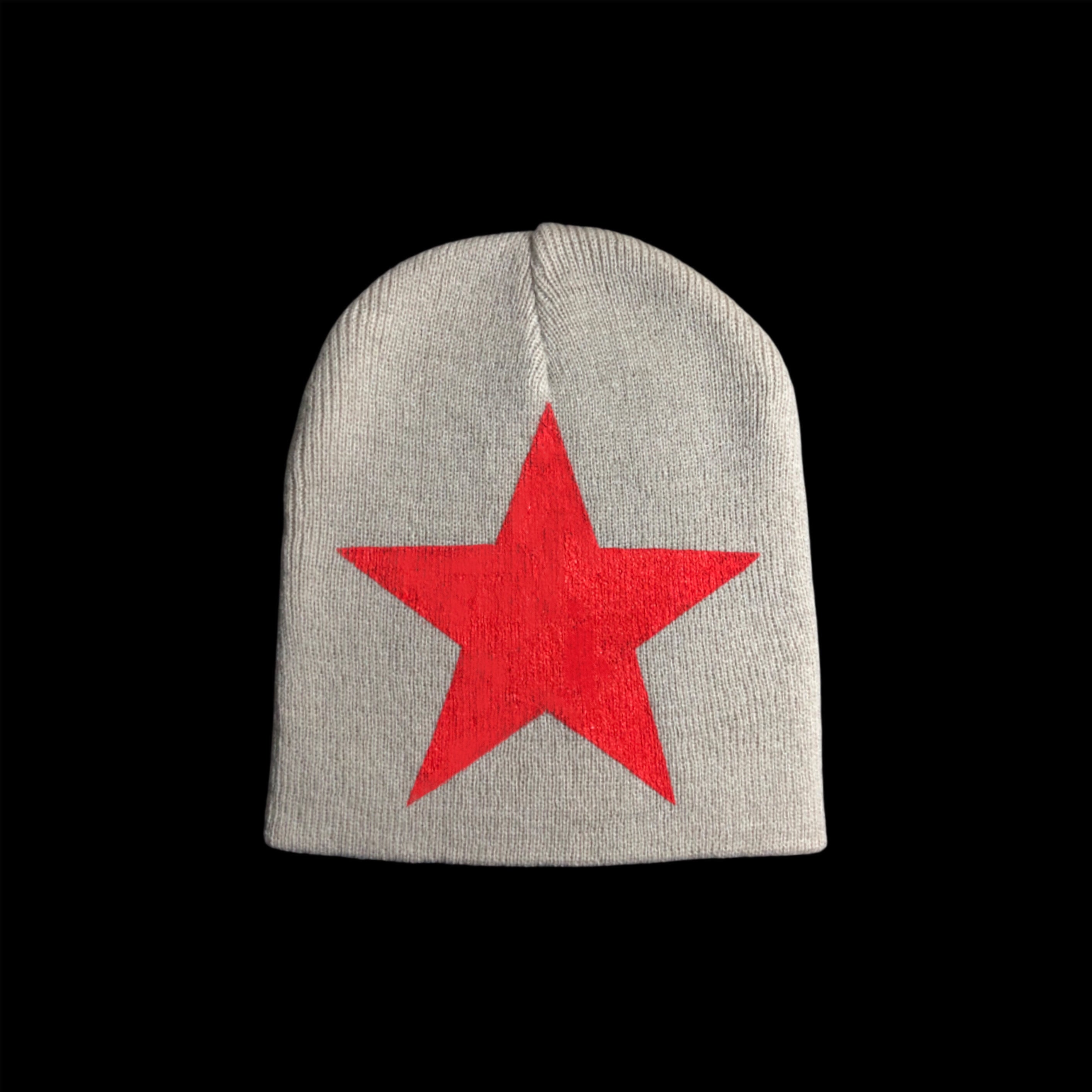 Star Graphic Beanie Red