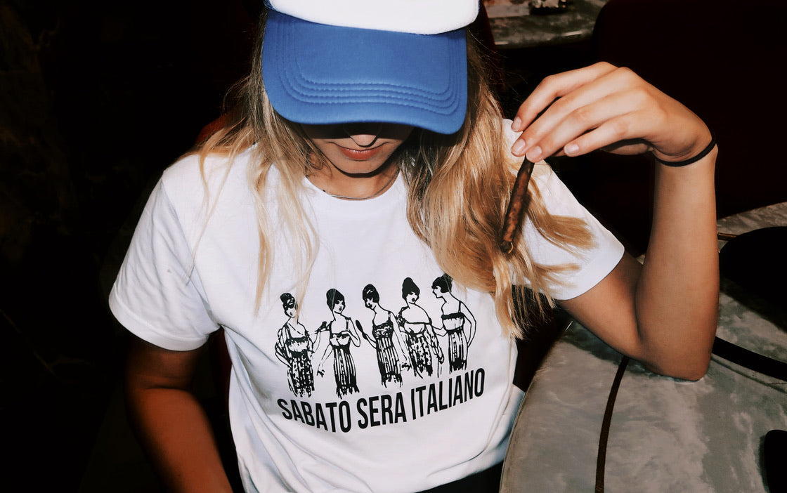 SABATO SERA ITALIANO MAGLIETTA